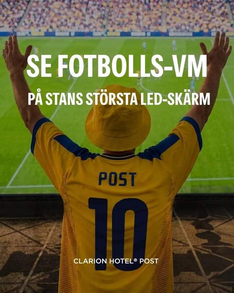 Fotbolls-VM 2026 på Clarion Hotel Post