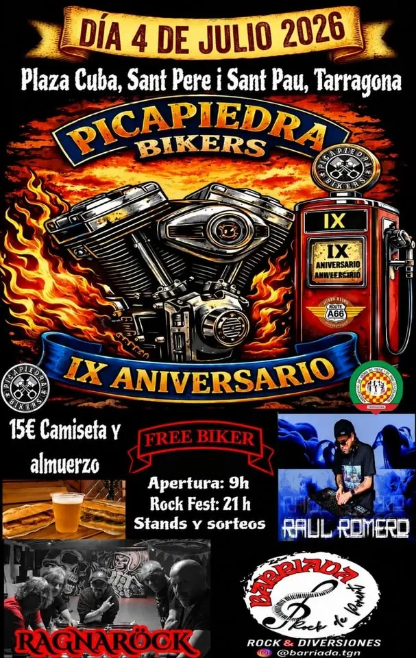 IX Concentracion "Free Biker" de los Bikers Picapiedra