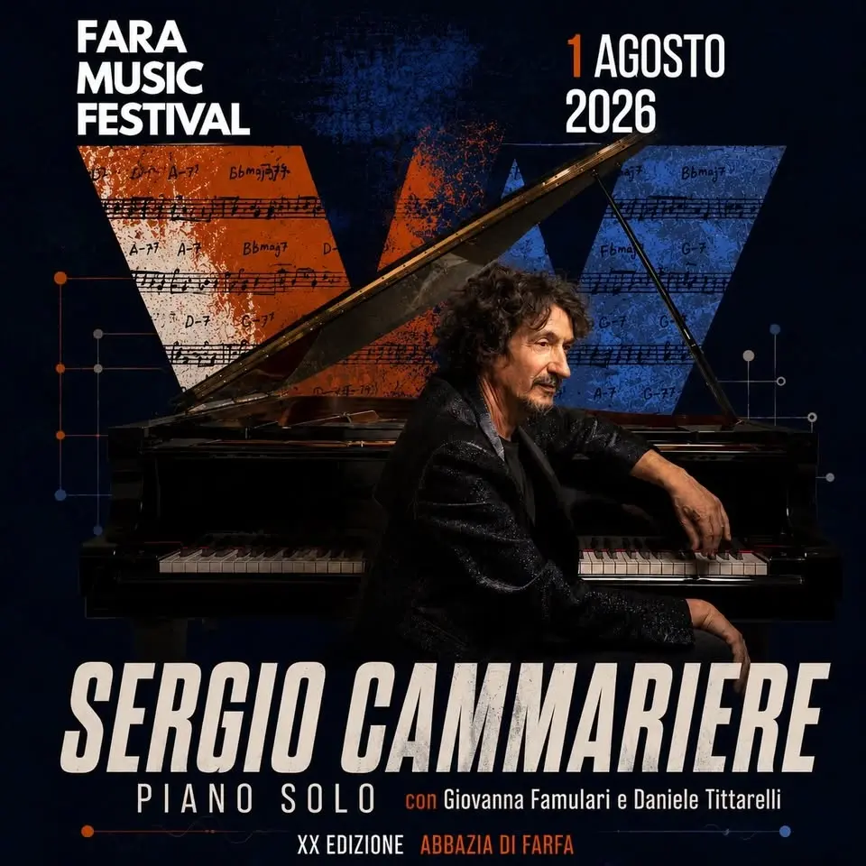 SERGIO CAMMARIERE TOUR 2026 live Fara Music Festival