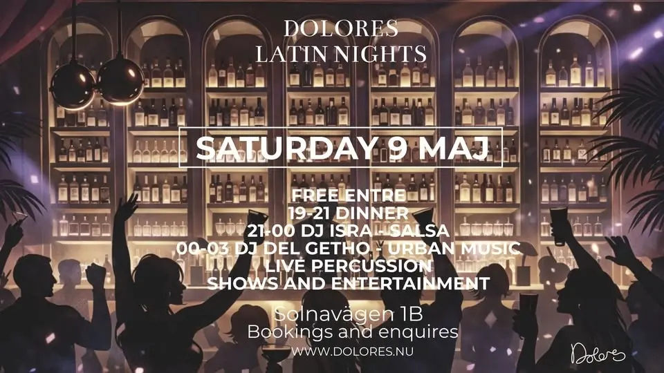 Dolores Latin nights presents: Dj Isra/ Dj Delgettho