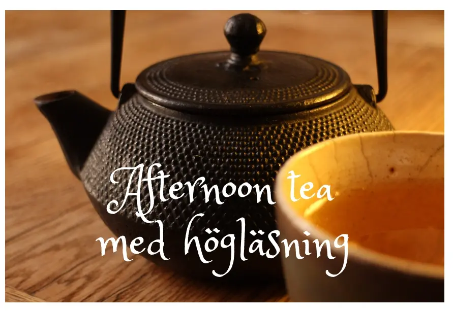 Afternoon tea med högläsning för vuxna
