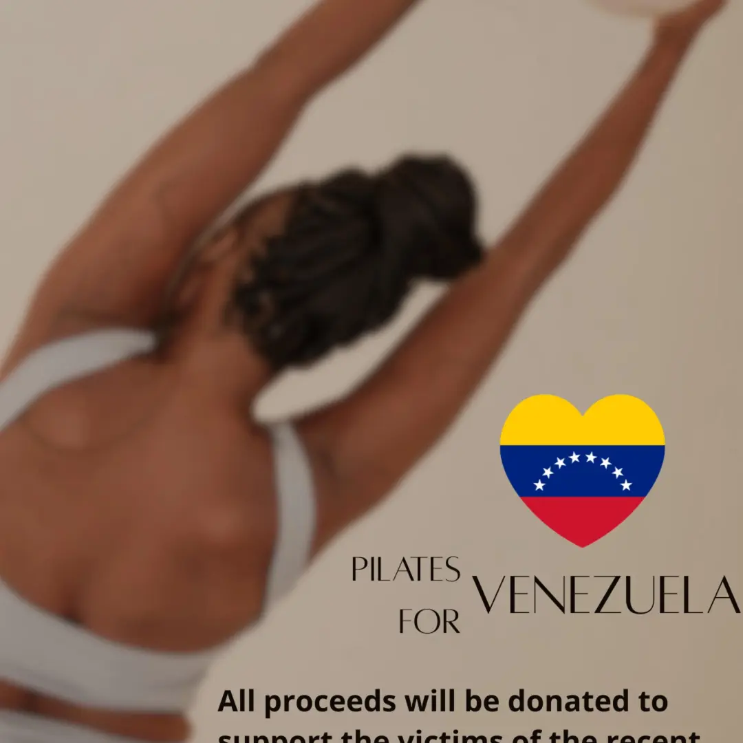 Pilates in the park for Venezuela