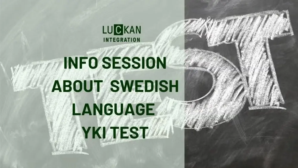 Info session about YKI Test in Swedish
