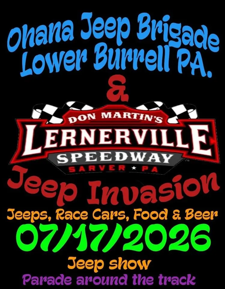Lernerville Speedway Jeep Invasion 2026