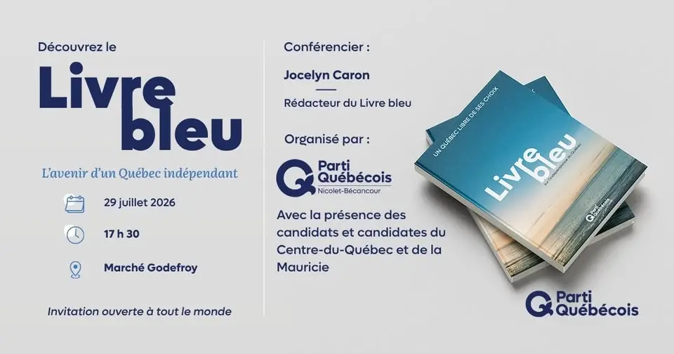 Présentation du Livre bleu avec son rédacteur en chef