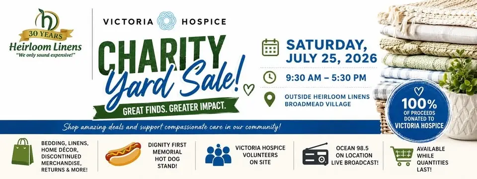 Yard Sale in Support of Victoria Hospice