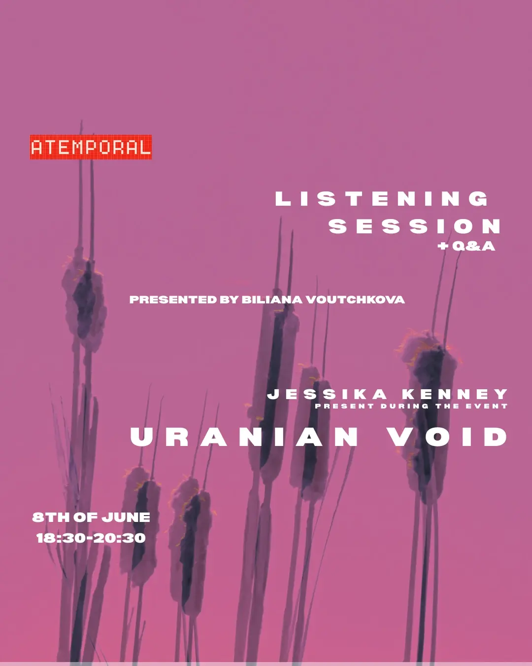 Listenign Session 'Uranian void' by Jessika Kenney presented by Biliana Voutchkova