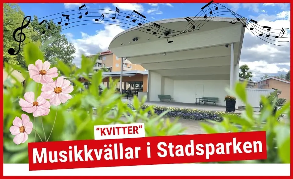 Musikkvällar på friluftsscenen i Katrineholms Stadspark!