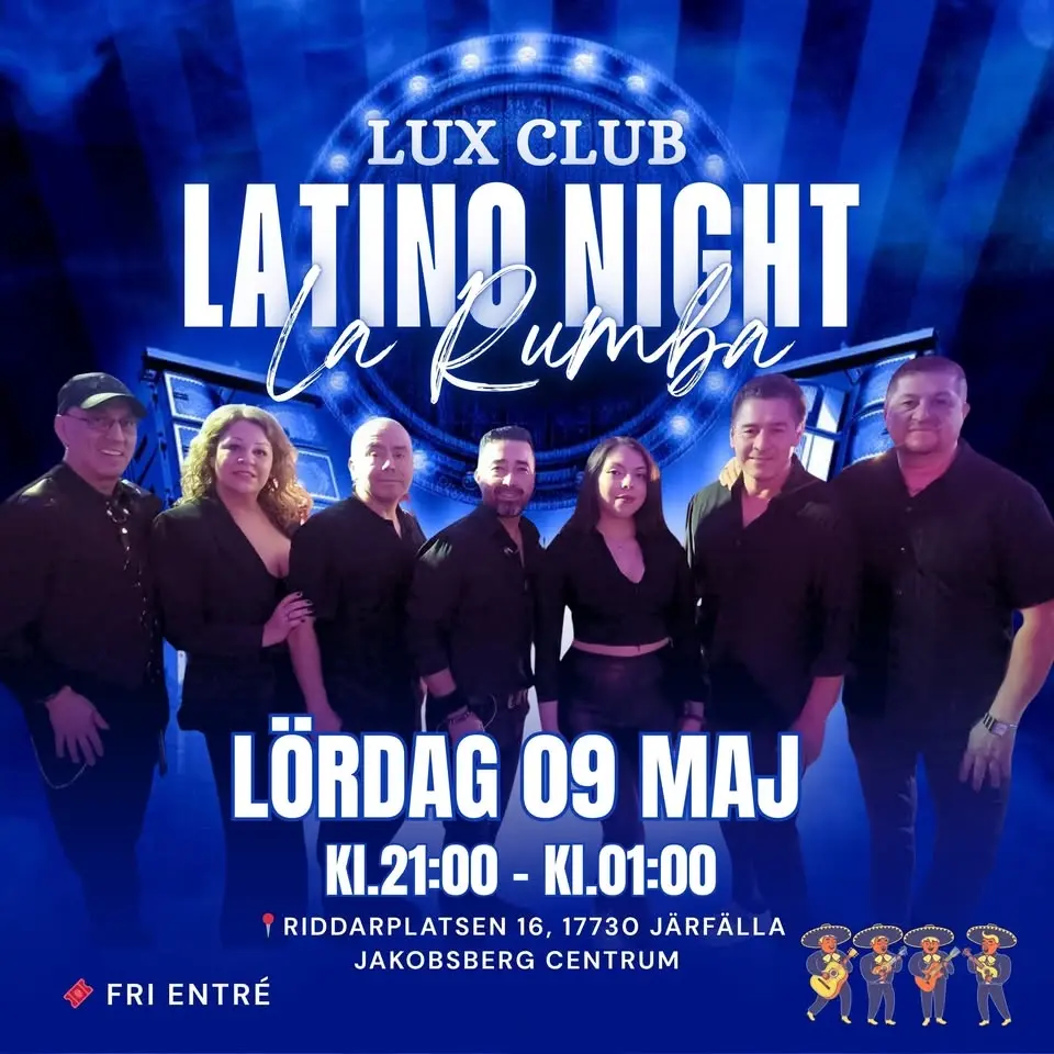 LUX LATINO NIGHT – LaRumba Live! 🔥🪇💃
