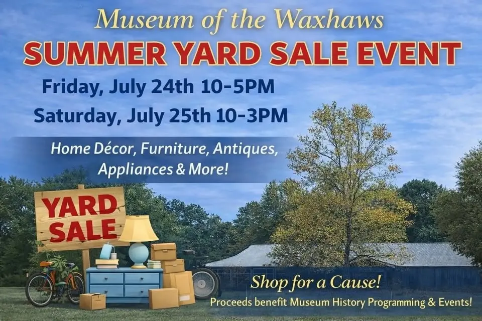 MUSEUM YARD SALE!