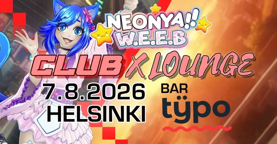 Neonya!! W.E.E.B Club X Lounge 7.8. @ Bar Typo
