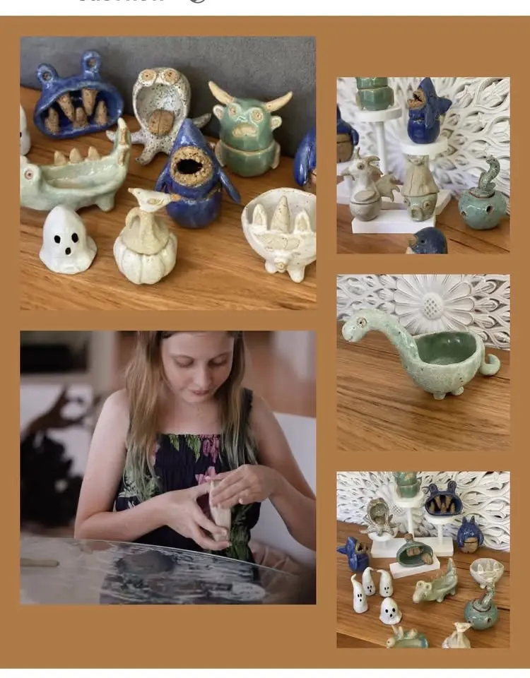 Kid’s Myths/Monsters/Spooky Pottery Class - Coomera - Parents welcome 4 cost of kids ticket Afterpay