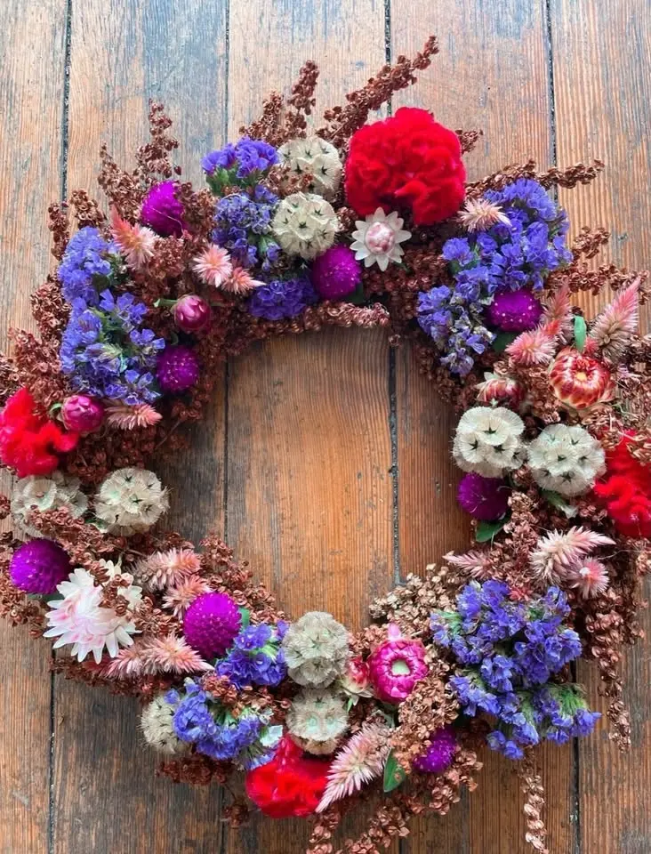 Dried Wreath Workshop with Two Little Buds and The Farmer's Collective