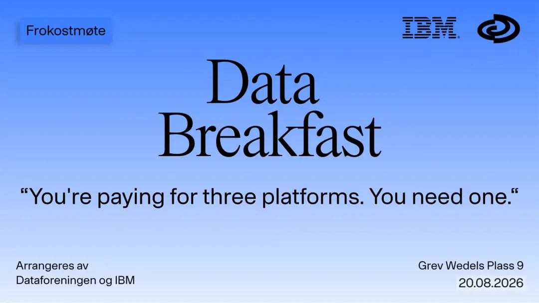 Data Breakfast – The Case for One Data Platform, Not Three