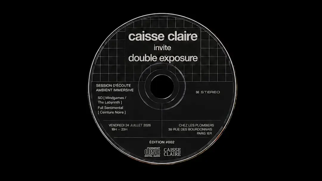 Caisse Claire × Double Exposure