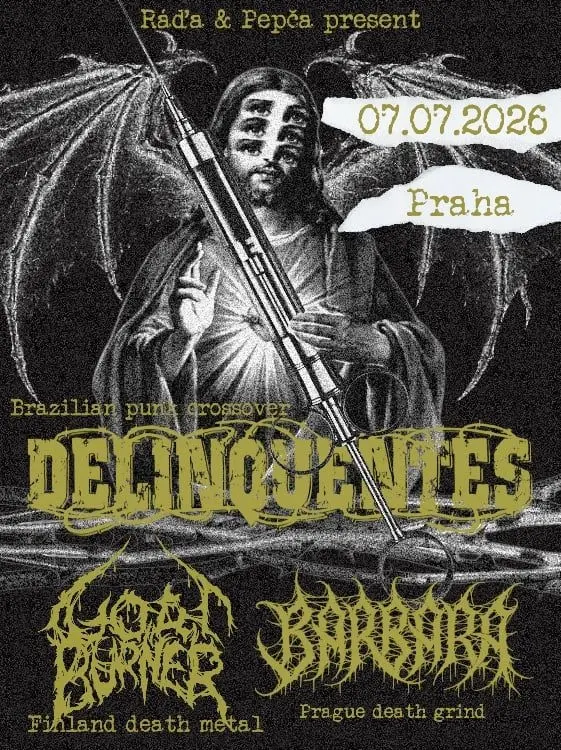 GOATBURNER (FI) / DELINQUENTES (BR) / BARBARA (CZ)