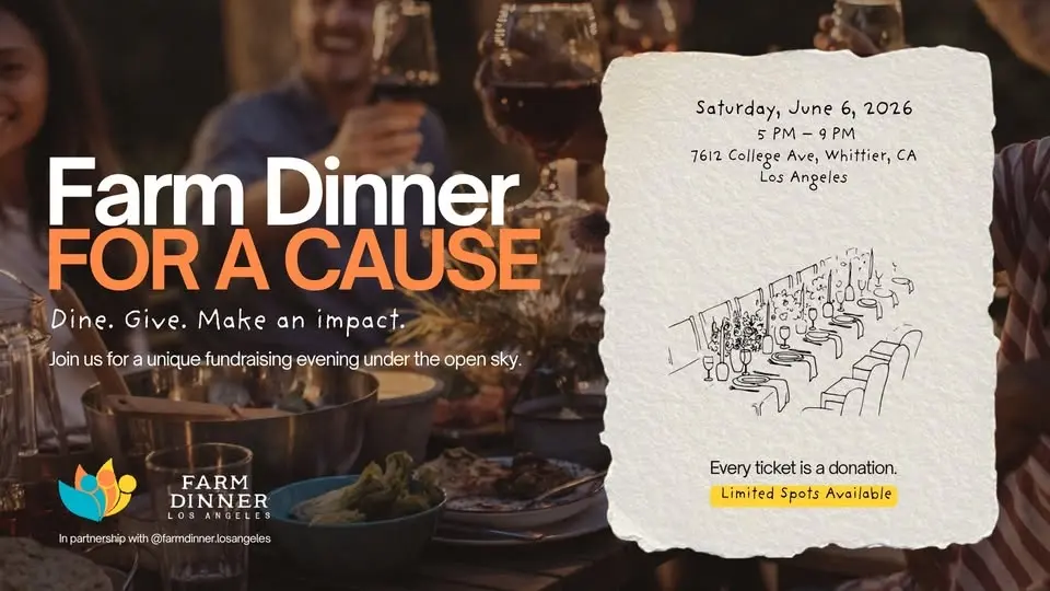 FARM DINNER FOR A CAUSE