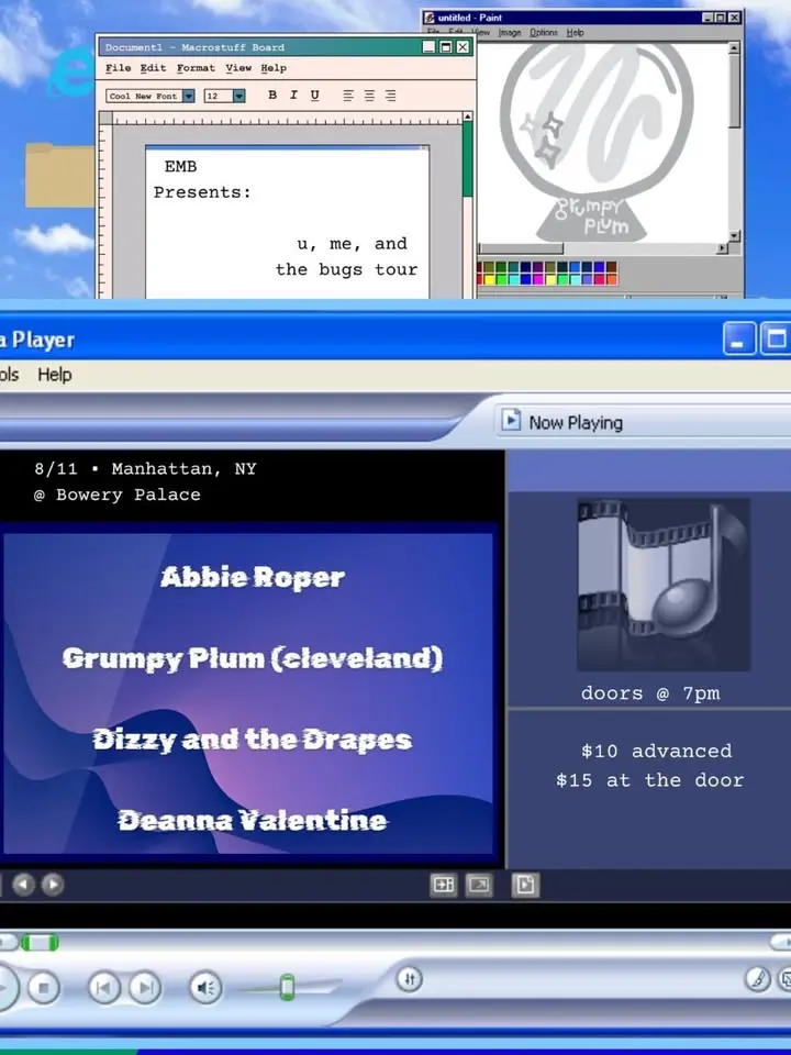 Abbie Roper | Grumpy Plum | Dizzy & The Drapes | Deanna Valentine