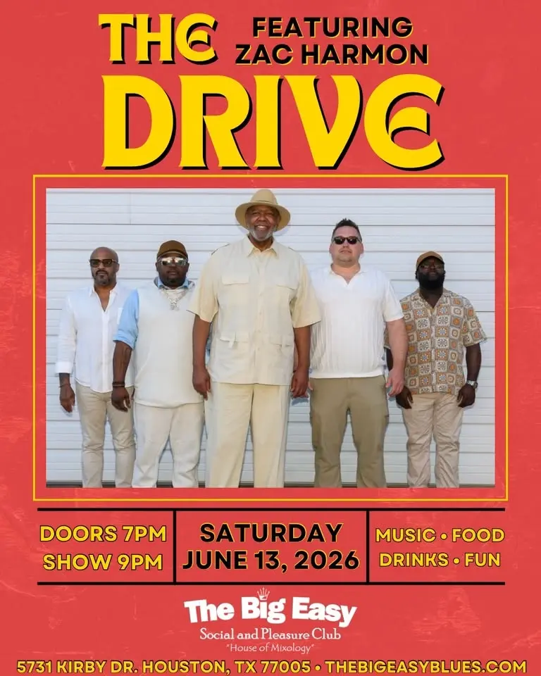 The Drive feat. Zac Harmon at The Big Easy - Live Music - Blues - Dancing