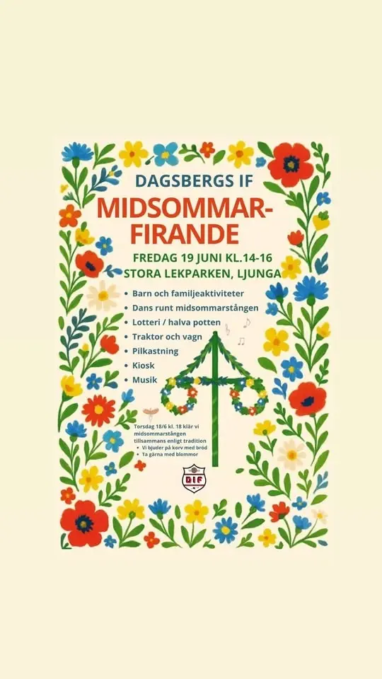 Midsommarfirande i Ljunga