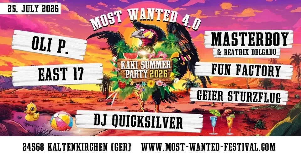 Most Wanted 2026 - KaKi Summer Party
