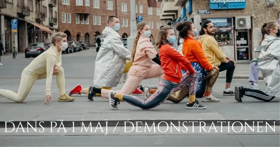 DANS PÅ 1 MAJ-DEMONSTRATIONEN