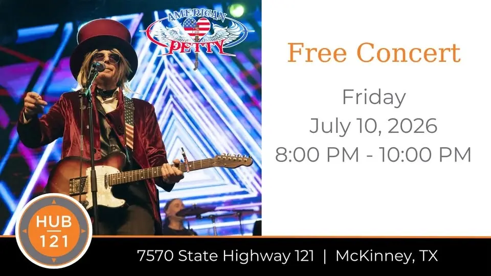 American Petty - A Tom Petty Experience |  Free Concert at HUB 121