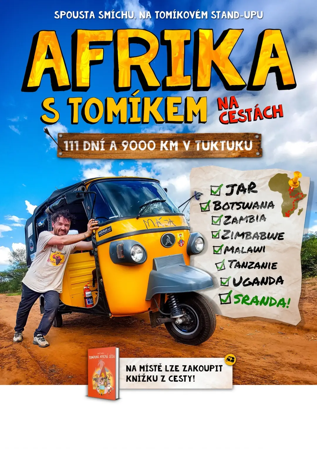 CESTOVATELSKÝ STAND UP - AFRIKA S TOMÍKEM 🛺 | Pardubice