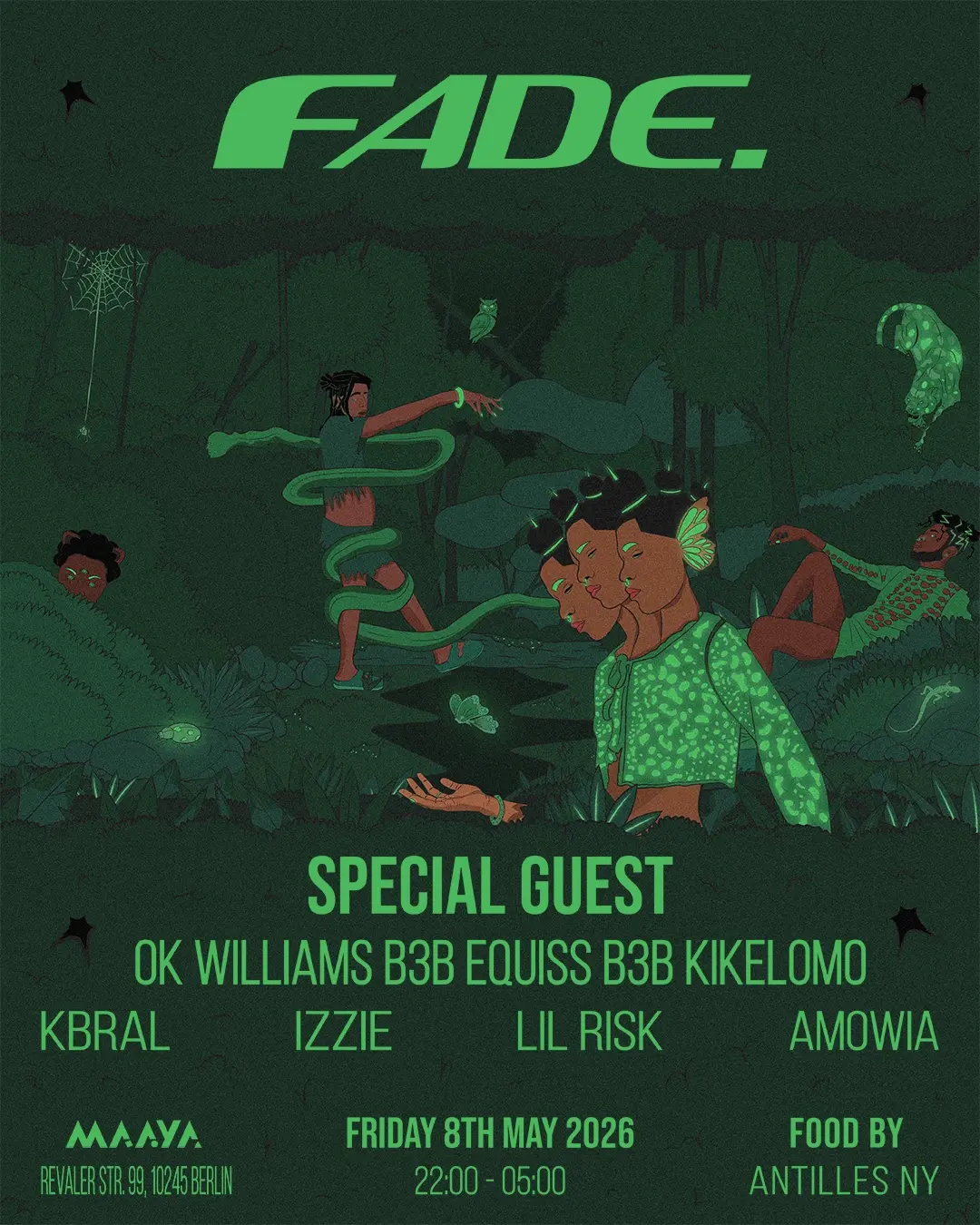 FADE. Edition 4: Bambii, OK Williams, EQUISS, Kikelomo