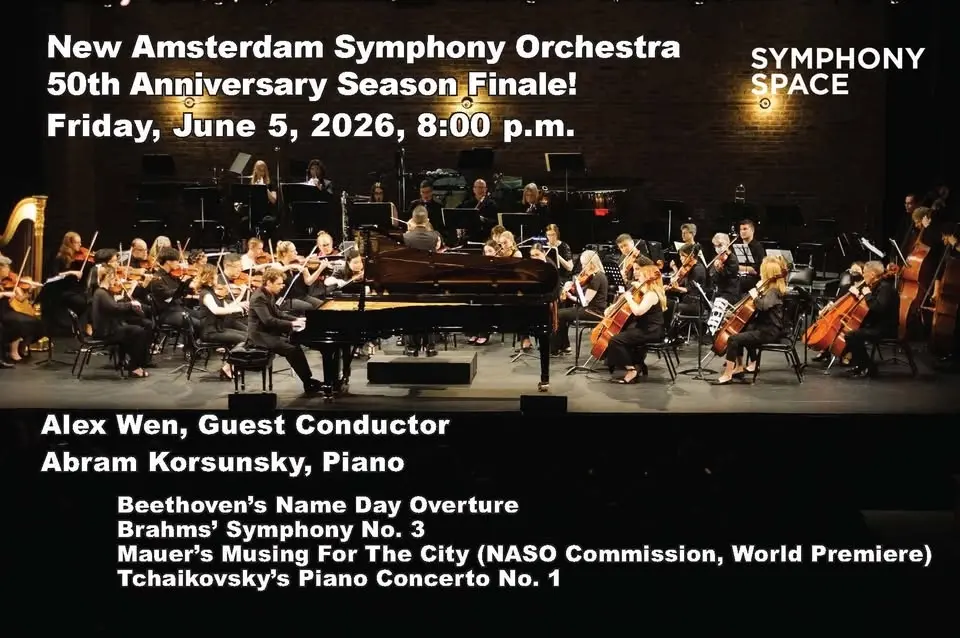 NASO 50th Anniversary - Beethoven, Brahms, Mauer, Tchaikovsky | Guest Conductor Alex Wen