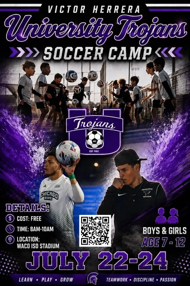 Víctor Herrera University Trojans Soccer Camp 