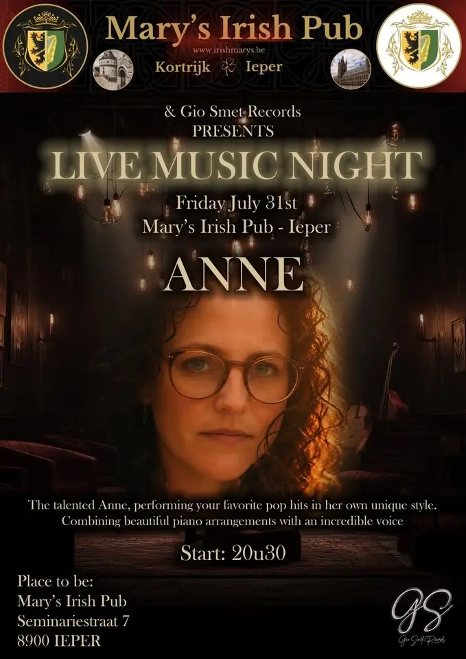 ANNE LIVE AT MARY'S IRISH IEPER