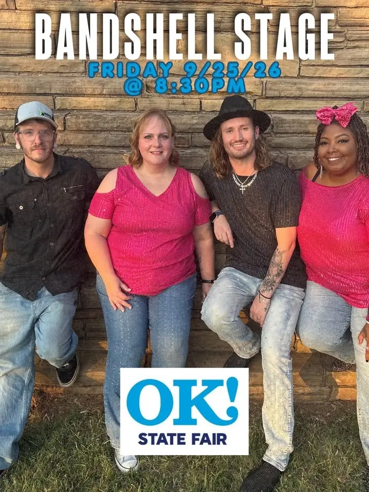 Trevor Renteria & Delle @ the 2026 Oklahoma State Fair Bandshell Stage