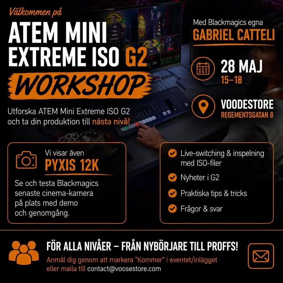 Atem Mini Extreme Iso- Pyxis 12k Workshop