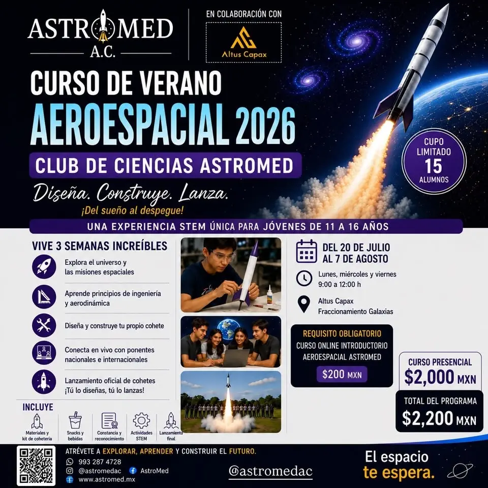 Curso de Verano Espacial 2026 ASTROMED 🚀