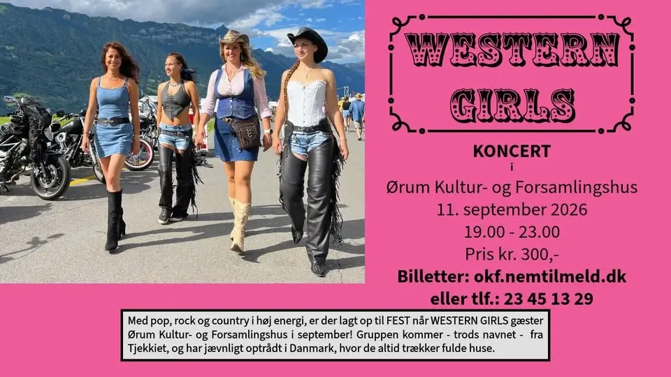Koncert med Western Girls