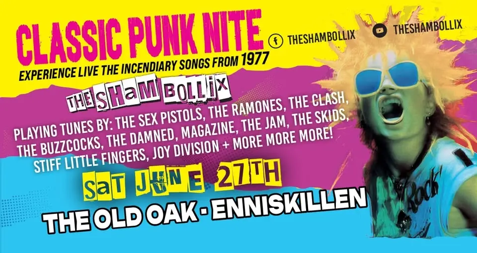 Classic Punk Night - The Sham Bollix - Live Band