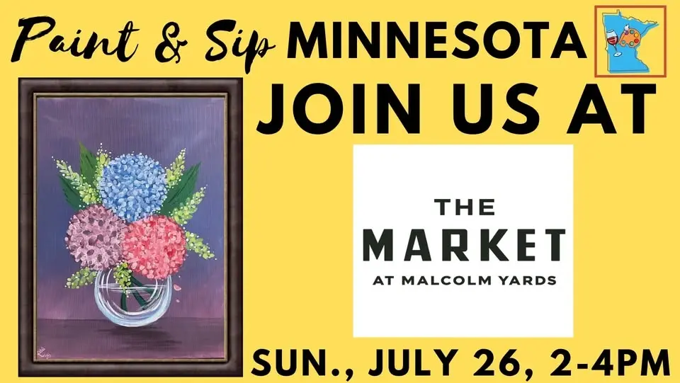 July 26 Paint & Sip at The Market at Malcolm Yards