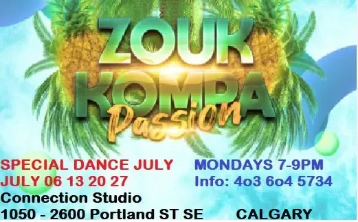 SPECIAL KOMPA  JULY 06 13 20 27: Class 7-9PM