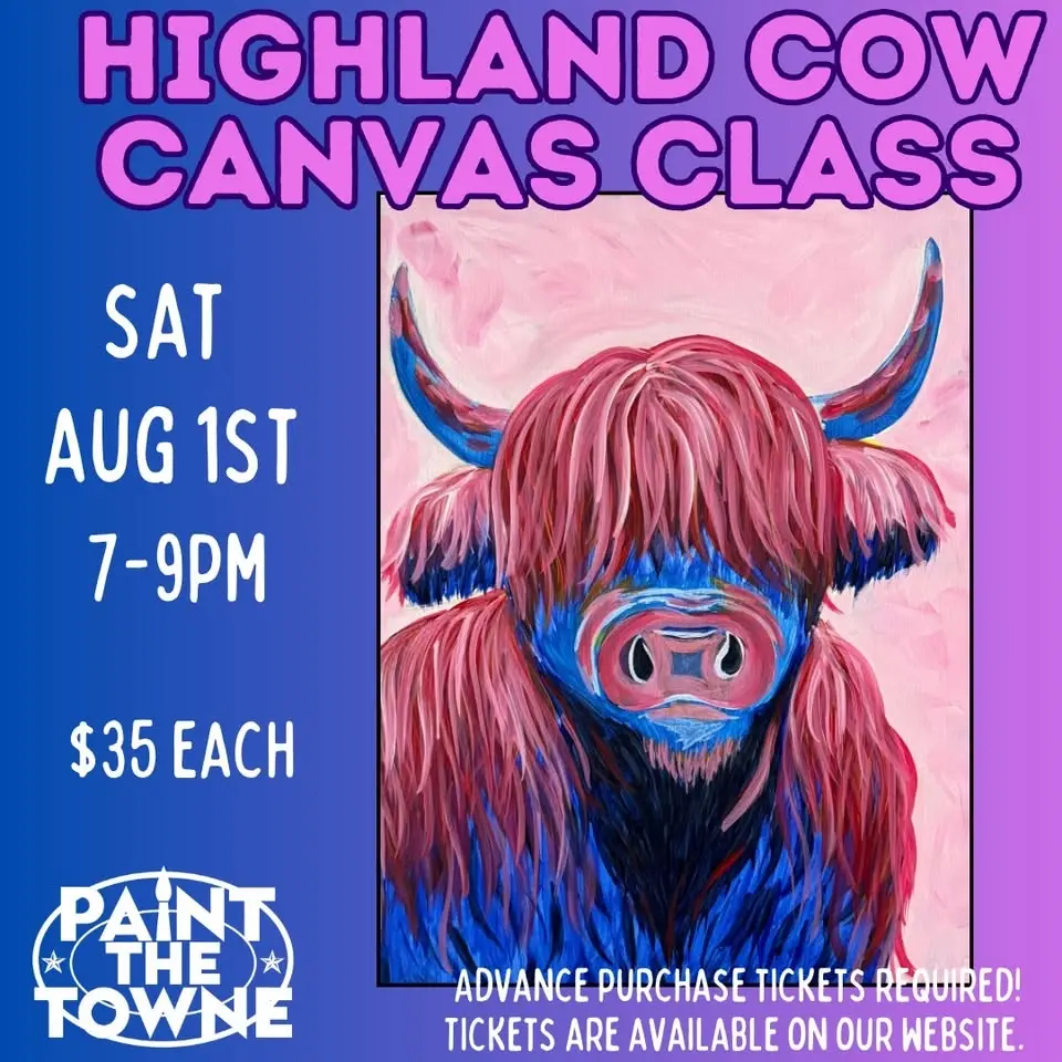 Pink Highland Cow