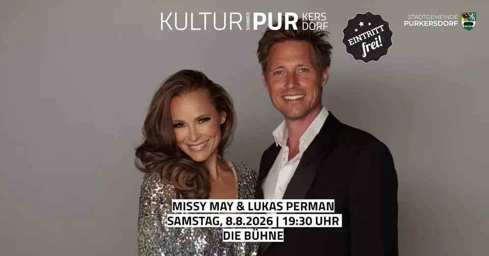 Kultursommer 2026: Musicalstars unplugged: Missy May & Lukas Perman