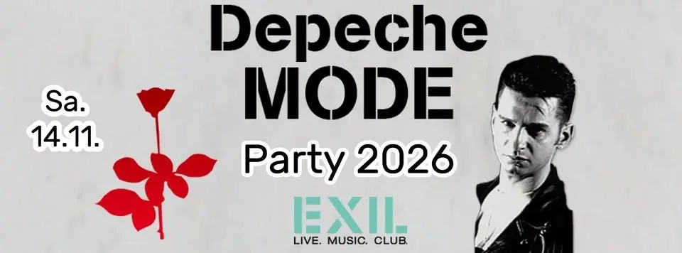 Depeche Mode Party Göttingen 2026 – Just Can´t Get Enough