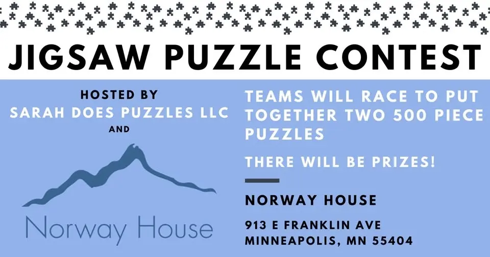 RELAY Team Jigsaw Puzzle Contest at Norway House with Sarah Does Puzzles LLC