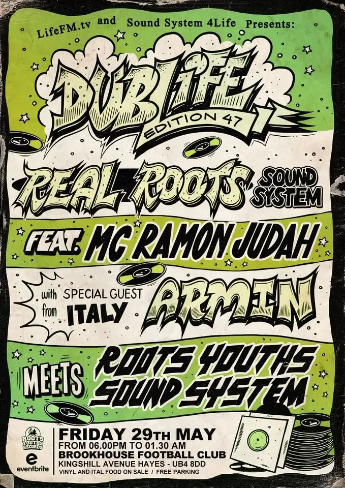 DUBLIFE #47 Roots Youths Sound System meets Real Roots Sound System ft. Ramon Judah w. ARMIN