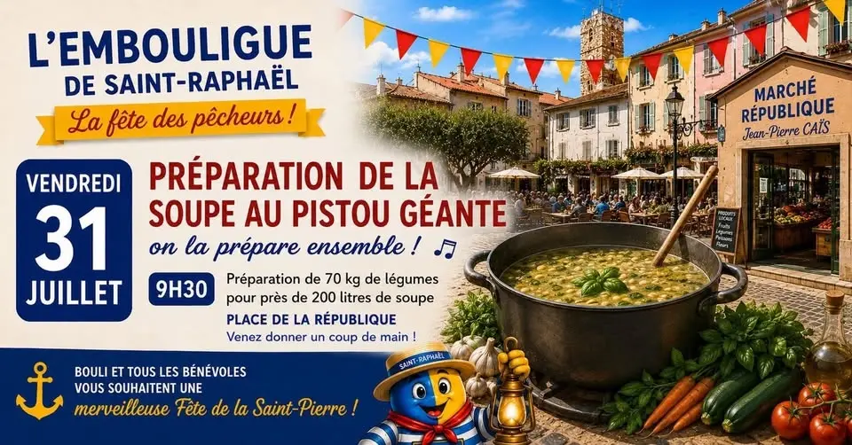 PRÉPARATION DE LA SOUPE AU PISTOU AVEC L’EMBOULIGUE