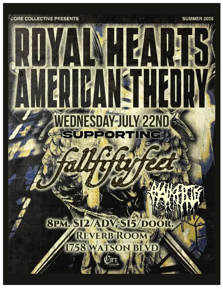 FALLFIFTYFEET W/ ROYAL HEARTS, AMERICAN THEORY & BLACK HILLS