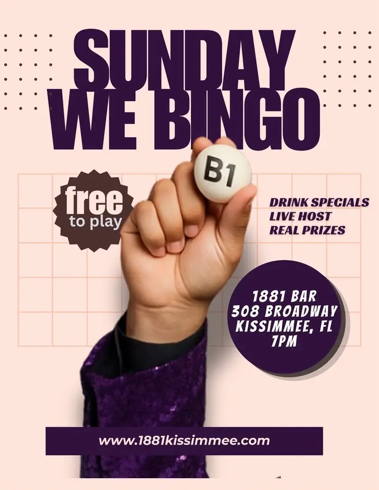 Sunday We Bingo @ 1881