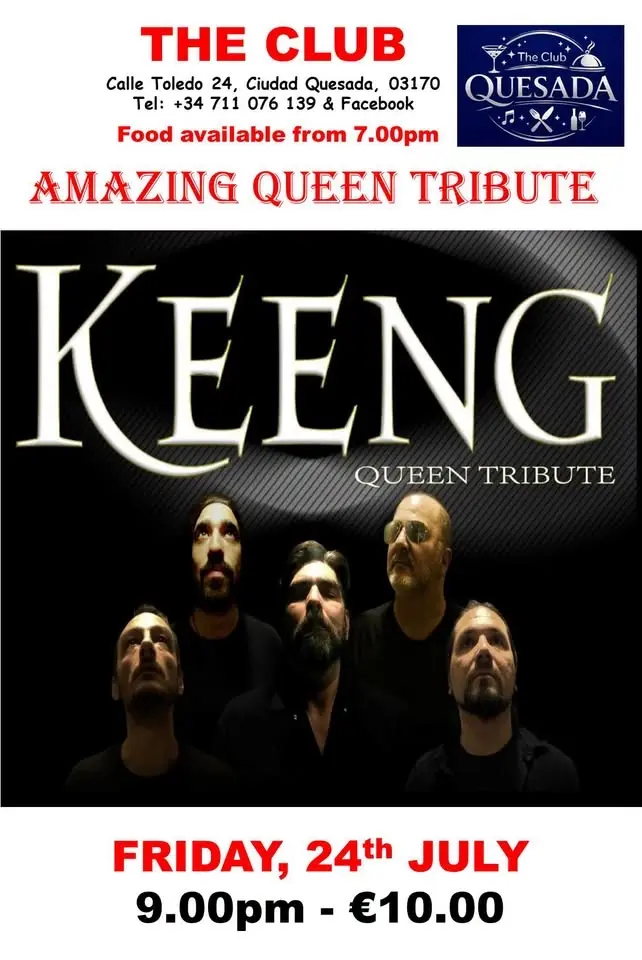 KEENG - QUEEN TRIBUTE - €10.00