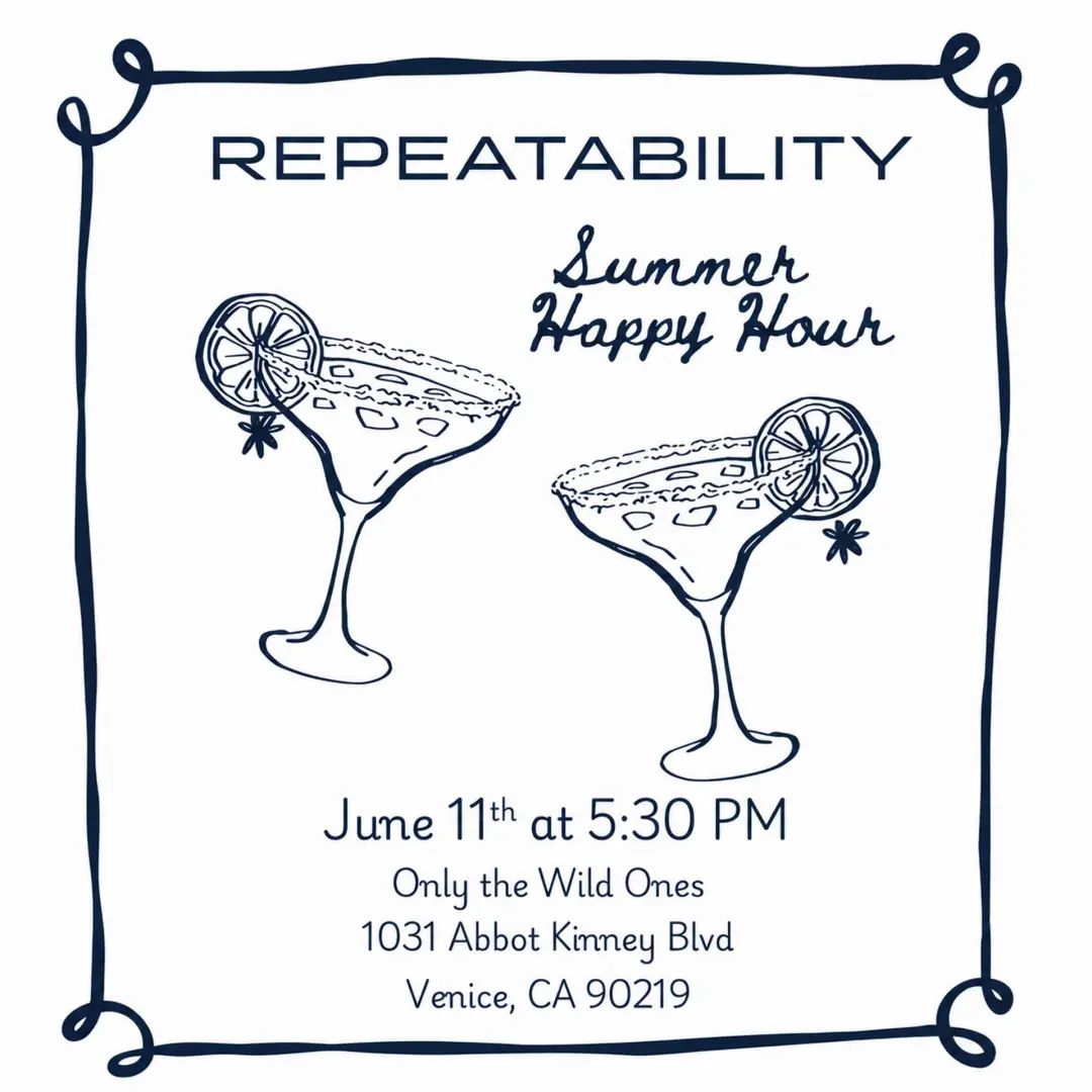 Repeatability Summer Happy Hour