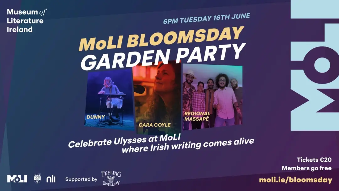 🎉 MoLI's Bloomsday Garden Party 🌹